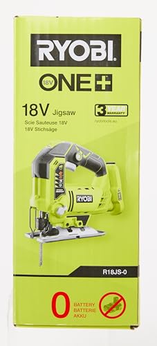 Ryobi R18JS-0 ONE+ Jigsaw with LED, 18 V (Body Only) - Green/Grey