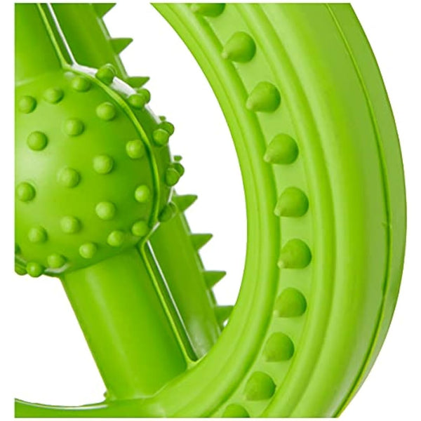 Happy Pet Tough Toys Frame Ball Dog Puppy Toy Durable Strong Tough Fun Interactive Chewing Outdoor Playing Fetch Retrieve for Small Medium Large Breeds