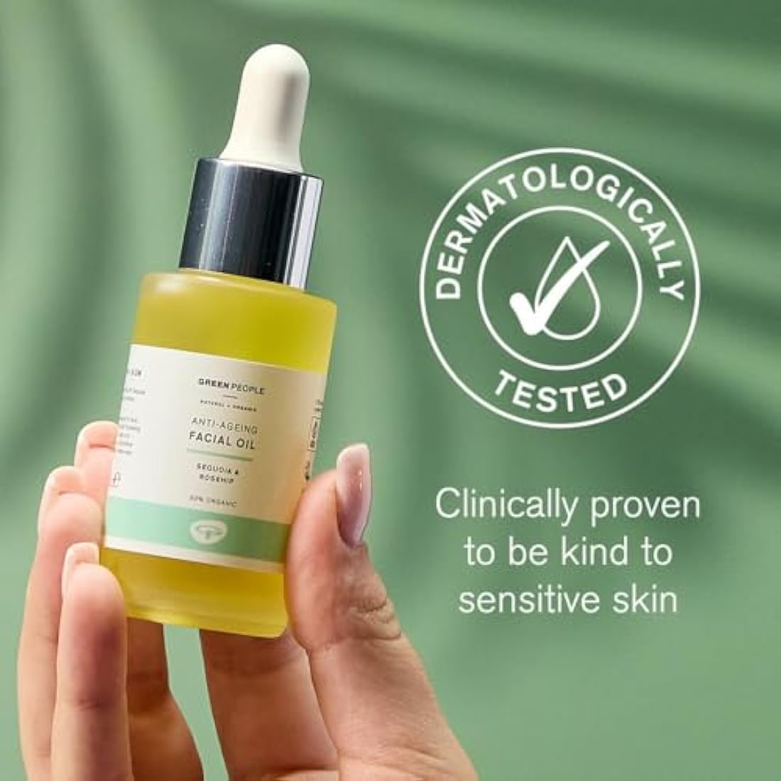 Green People Anti-Ageing Facial Oil - Paraben & Alcohol Free - Cruelty Free & Vegan, 30ml