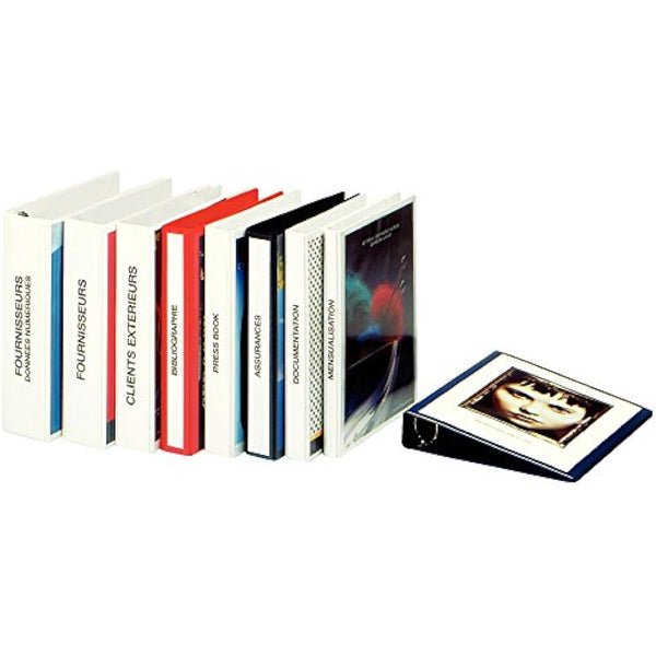 Esselte Essentials Presentation Binder, PP, 1.6 cm Ring Diameter, 49700 - A4, White