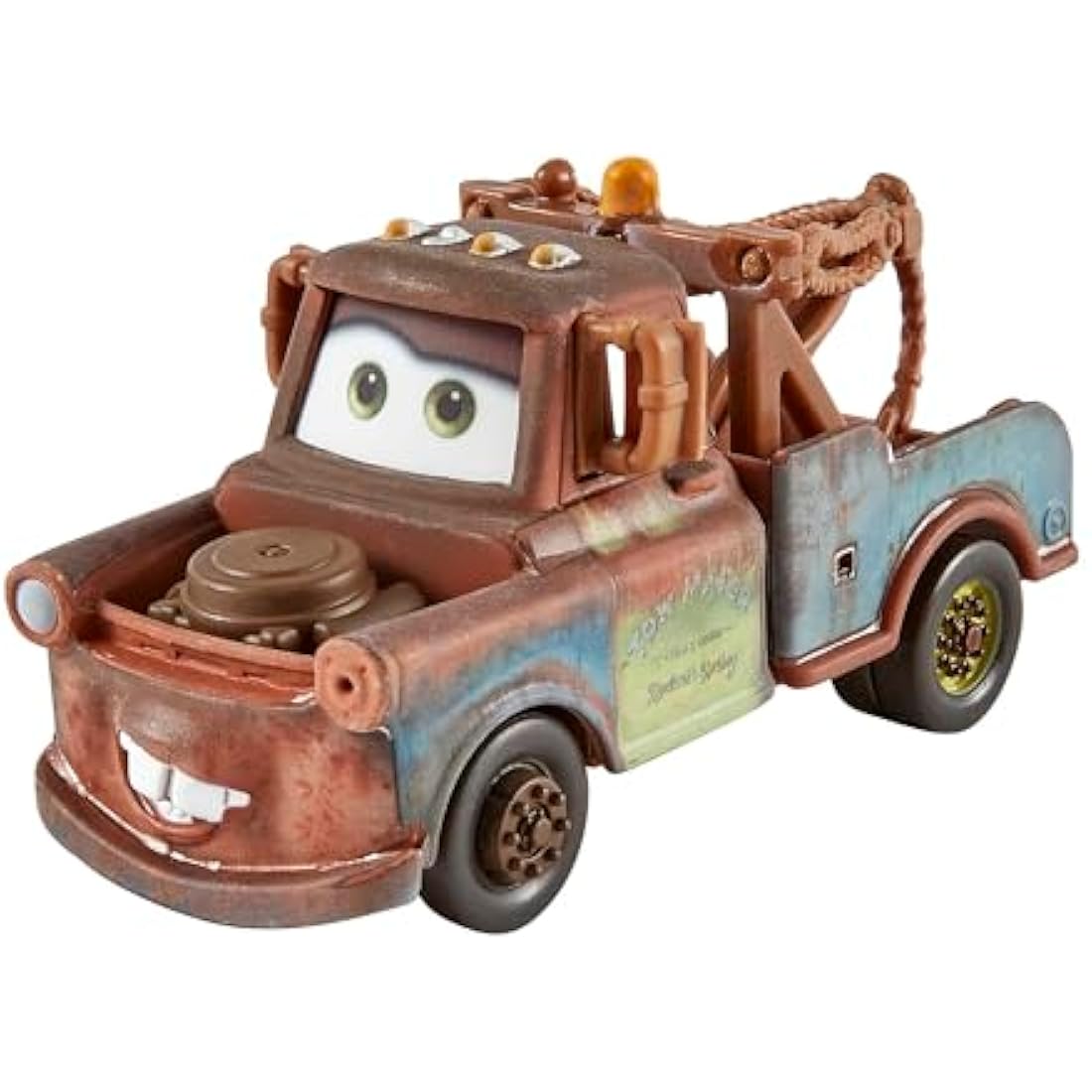 Mattel Disney and Pixar Cars Toys, Radiator Springs 3-Pack with Lightning McQueen, Mater and Sheriff Die-Cast Toy Cars, HBW14