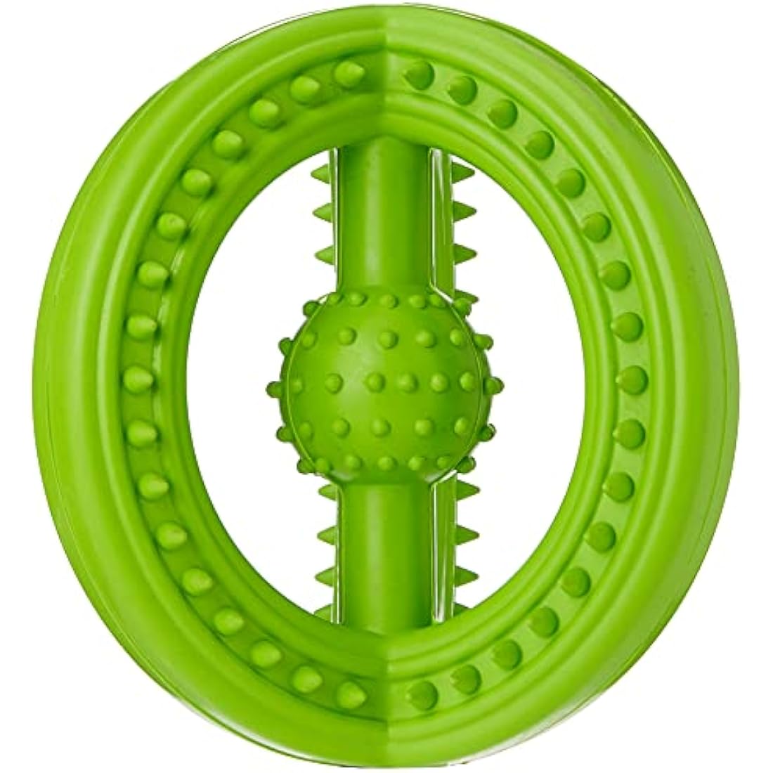 Happy Pet Tough Toys Frame Ball Dog Puppy Toy Durable Strong Tough Fun Interactive Chewing Outdoor Playing Fetch Retrieve for Small Medium Large Breeds