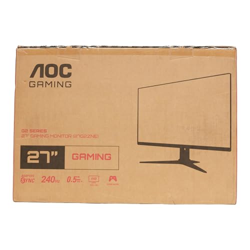 AOC Gaming 25G3ZM/BK - 24.5" 240Hz FHD Monitor, 0.5ms MPRT, FreeSync Premium (1920x1080, HDMI 2.0 x 2, DisplayPort 1.2 x 1, Headphone out (3.5mm)) black/red