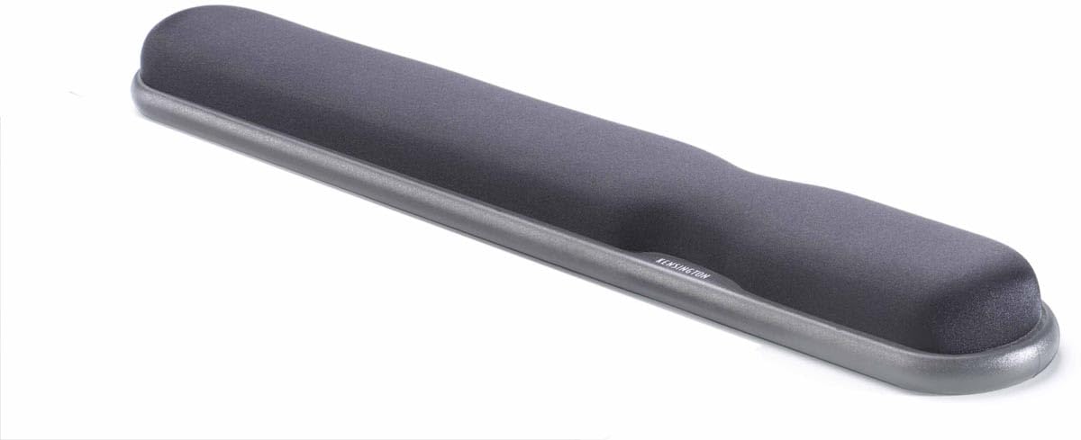 Kensington Keyboard Wrist Rest - Ergonomic duo gel wrist rest, compatible with full length / gaming keyboards for comfort when at computer, laptop, office, PC, home - Red/Black (62398 )
