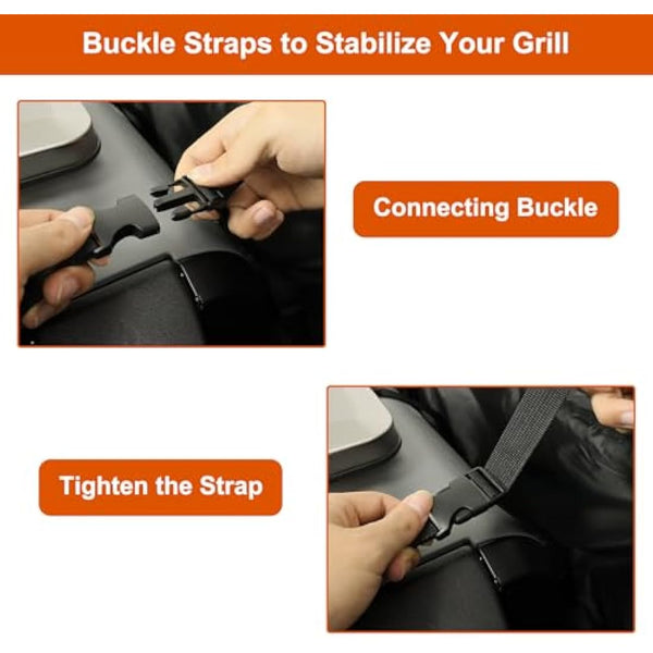 Dijia Carry Bag for Ninja Woodfire Outdoor Grill OG701UK, Heavy Duty 600D Oxford BBQ Protection Fabric Carrying Bag for BBQ Accessories, Soft Protection, Padded Handles(Bag Only)