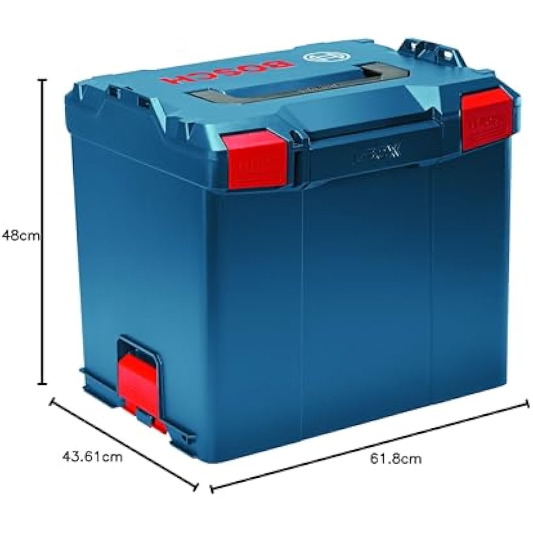 Bosch Professional L-BOXX 374 Carrying Case system (load-bearing capacity up to 100 kg, lifting capacity up to 25 kg and a tensile strength of 50 kg, material: ABS plastic, PA6 plastic)