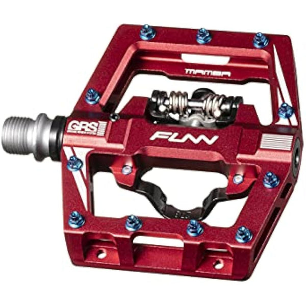 Funn Mamba S MTB Clipless Pedals, Single Sided Clip Mountain Bike Pedals, Compatible with SPD Cleats, 9/16-Inch CrMo Axle Bicycle Pedals for MTB/BMX/Gravel Cycling