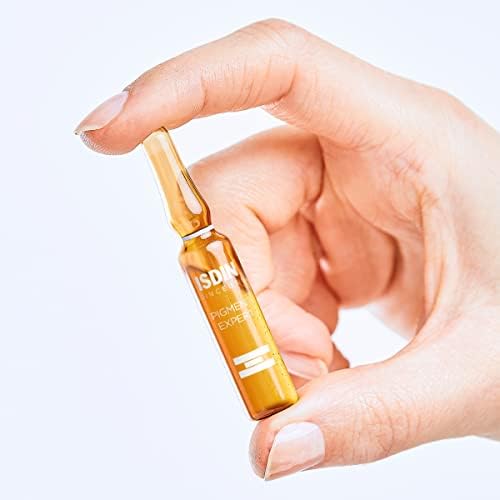 ISDIN Isdinceutics Anti-Dark Spot Pigment Expert (10 ampoules) and Night Peel (10 ampoules) | Pigment Correcting Serum and Exfoliating Night Peel