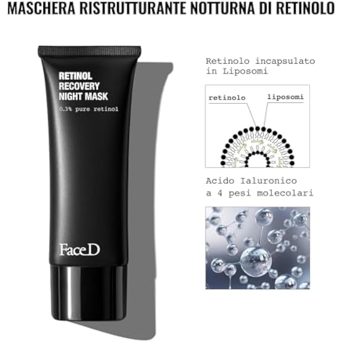 Face D - Retinol Night Restructuring Mask 75ml