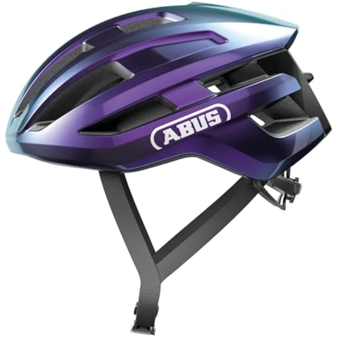 ABUS PowerDome road bike helmet - lightweight bike helmet with clever ventilation system and aerodynamic profile - Made in Italy - for men and women
