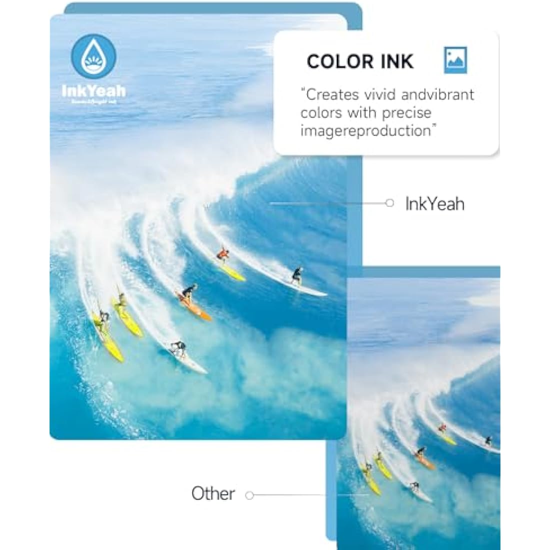 INKYEAH PG-575 / CL-576 XL Ink Cartridges Replacement for Canon 575 576 Genuine Ink Cartridges, PG-575XL CL-576XL, Printer Ink 575 576 XL for Pixma TS3550i TS3551i TS3750i TR4750i TR4751i