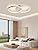 FANLG LED Ceiling Light Dimmable, 45CM Ring Modern Living Room Ceiling Light 28W 3000-6000K Chandelier for Bedroom Kitchen Hallway Kids Room Living Room