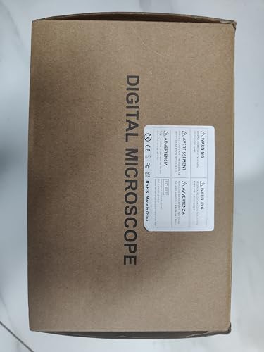 Coin Microscope-LCD Digital Microscope 500X, 1080P Coin Magnifier for Error Coins with 8 Adjustable LED Lights, PC View, Compatible with MacOS Windows-Black