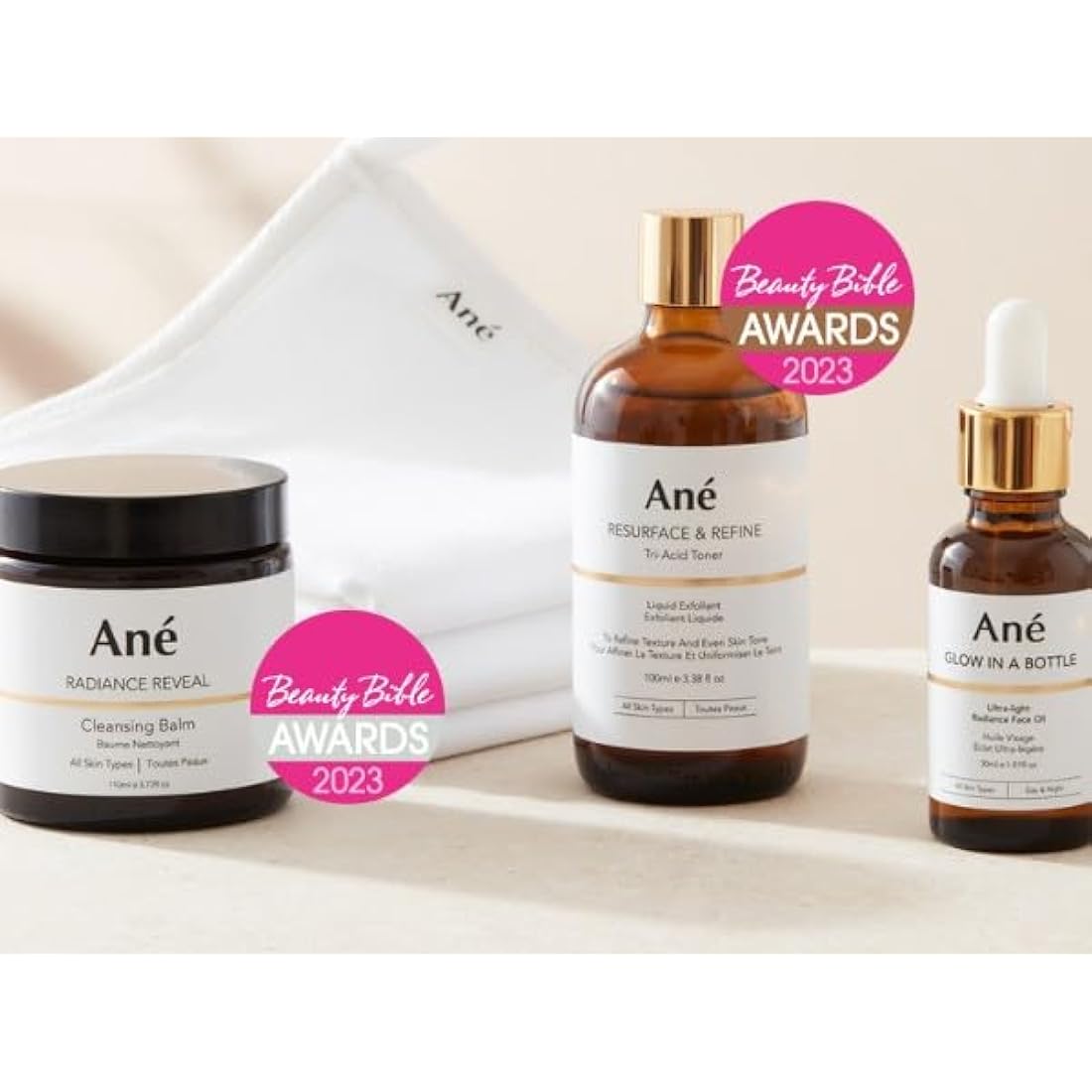 Ané Tranexamic, Aha and Bha Hydrating Acid Toner and Liquid Exfoliant to Clarify, Brighten and Even Skin Tone - 100ml, Vegan.