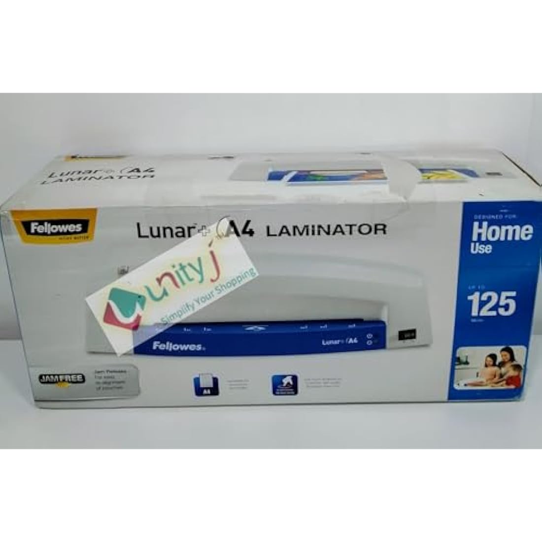 Fellowes Lunar+ Blue A4 Home Laminator, 80-125 Micron, standard