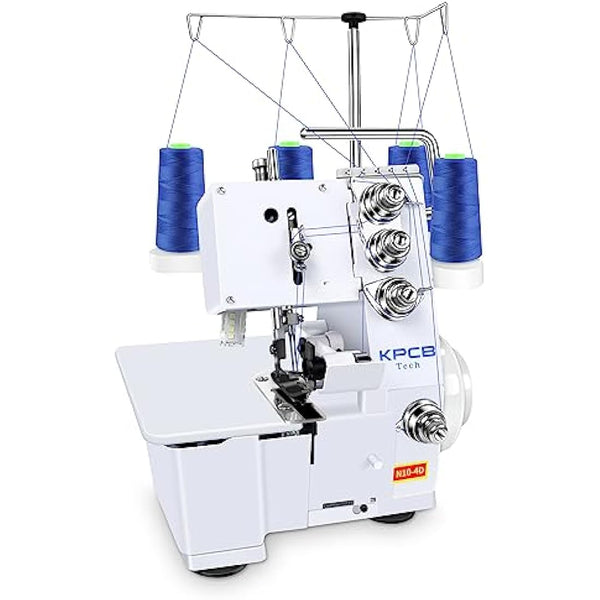 KPCB Tech Overlocker Sewing Machine 3/4 Thread Overlock Machines with LED Light and Accessories Kits