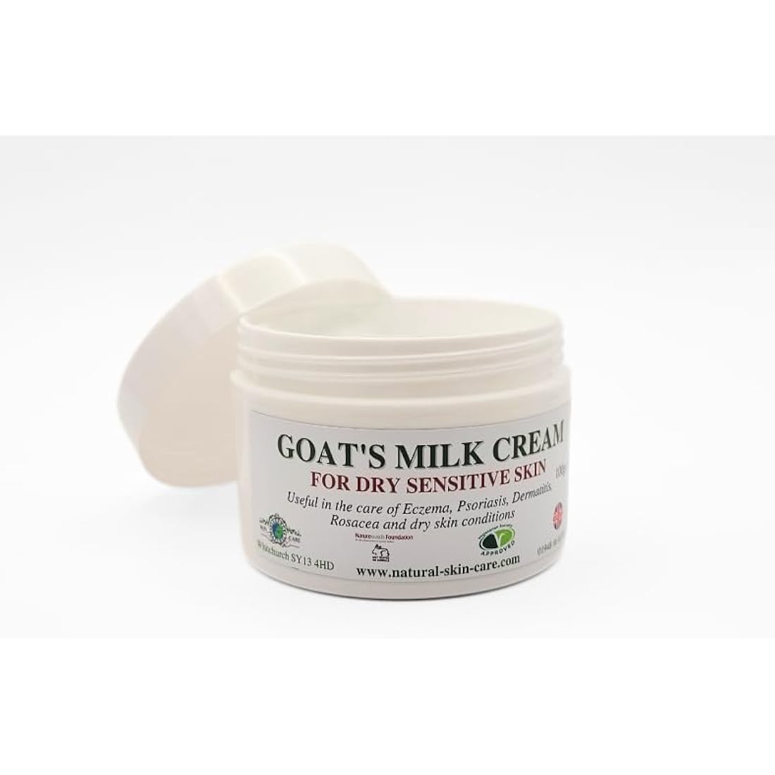 Goat's Milk Moisturising Cream 100g Psoriasis Eczema Dry Skin Dermatitis