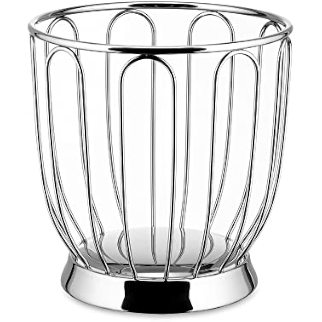 Alessi 370/19 - Design Wire-Worked Citrus Fruit Holder, 18/10 Stainless Steel, 19 cm
