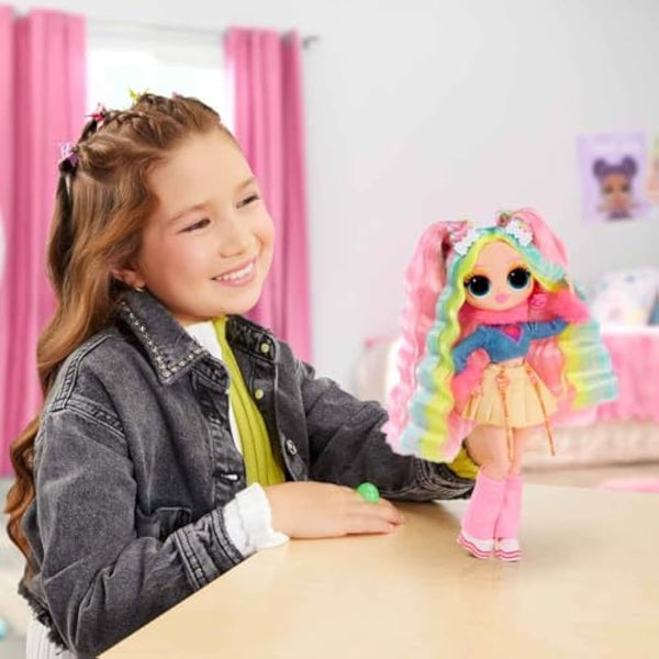 L.O.L. Surprise OMG Sunshine Makeover Fashion Doll - BUBBLEGUM DJ - Includes UV Colour Change in the Sun, Multiple Surprises, and Fabulous Accessories - Great Gift for Kids Ages 4+
