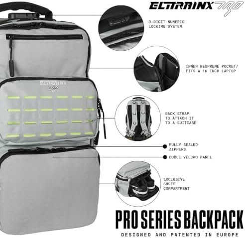 ELITRAINX Elitex Training Tactical Backpack 45L PRO Rain Repellent with Thermal Pocket, Shoe Compartment, Safety Closure, Sealed Zippers, Portable Compartment