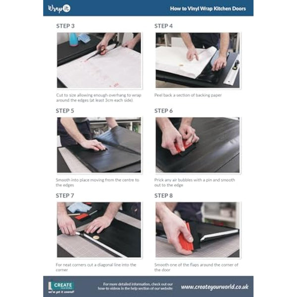 67.5cm x 2m (Pack of 5 + App Kit) d-c-fix MATT SAGE Green Sticky Back Plastic Vinyl wrap Film (346-8188)