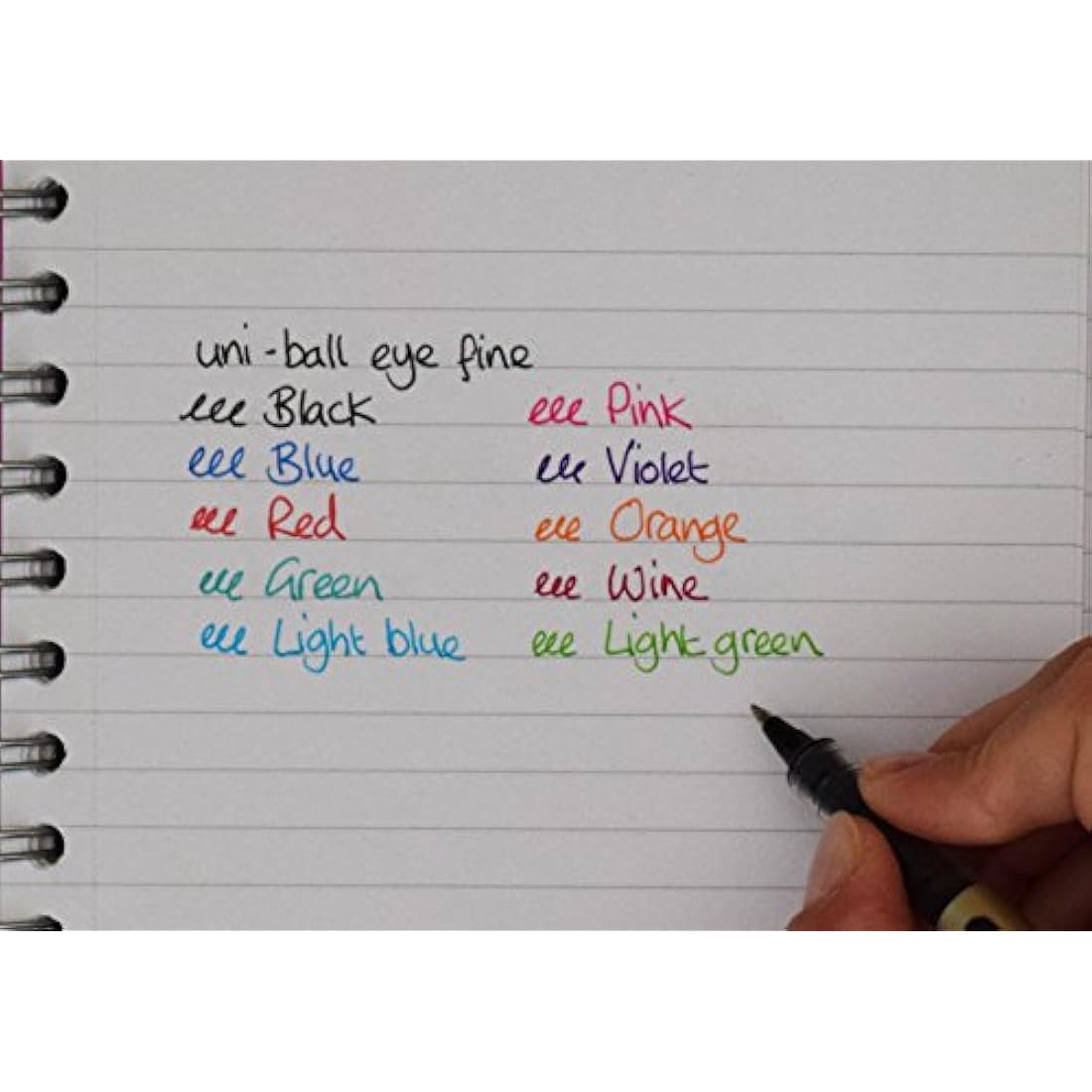 uni-ball UB-157 Eye Rollerball Pens. Premium Fine 0.7mm Ballpoint Tip for Super Smooth Writing, Drawing and Colouring. Fade and Water Resistant Liquid Uni Super Ink. 12 Blue + 1 Exclusive Gel Pen