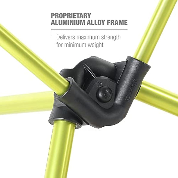 Helinox Chair Zero Ultralight Compact Large Camping Chair Grey, 0.63kg Outdoor Chairs, Folding Chairs for Outside, Hiking, Backpacking, Camping, Adventures