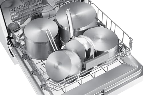 Samsung Dishwasher, Freestanding, With Auto Door, 14 Place Setting, Series 7, White, DW60CG550FWQEU