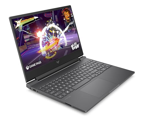 HP Victus 15.6" Gaming Laptop, AMD Ryzen 5-8645HS, 8 GB RAM, 512 GB SSD, NVIDIA GeForce RTX 2050 Graphics, FHD IPS Display, Up to 6 hrs 15 battery, Win 11, Mica Silver, 15-fb2002sa