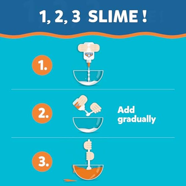 Elmer’s Metallic Slime Kit | Slime Supplies Include Metallic PVA Glue & Magical Liquid Slime Activator | Washable & Kid Friendly | 4 Count