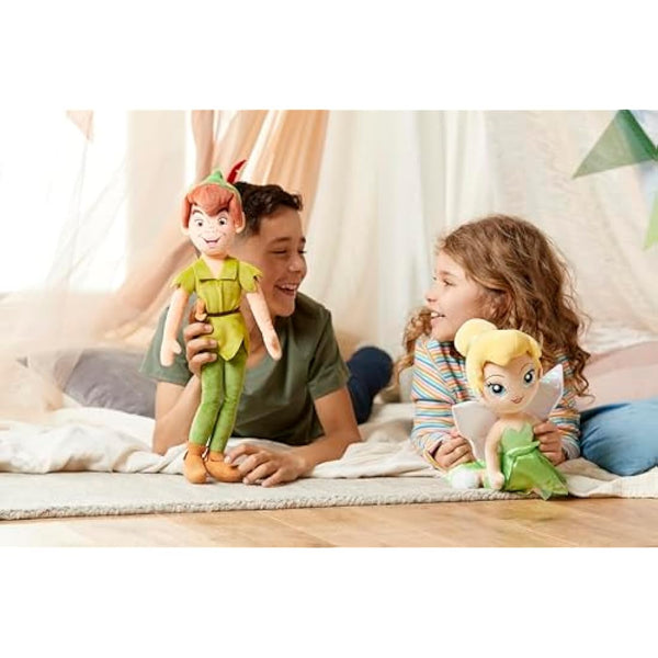 Disney Store Official Peter Pan Medium Soft Toy, 48cm/18”, Plush Character Figure with Printed Character Face, Suitable for Ages 0+