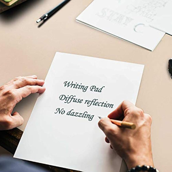 Desk Pad Large, DOBAOJIA Desk Mat, Laptop Mat, Writing Pad, Desk Blotter, Extended Mouse Mat, Large Mouse Pad for Office/Home, PU Leather Waterproof +Suede Non-Slip 27.5" X 13.8 (Beige)