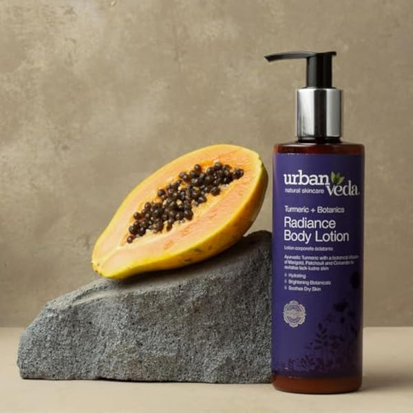 Urban Veda Radiance Body Lotion | Brightening Body Lotion for Skin Care | Body Moisturiser for Dry Skin & Dull Skin | Hydrating Body Cream with Glycerine | Moisturiser for Men & Women |2x 250 ML