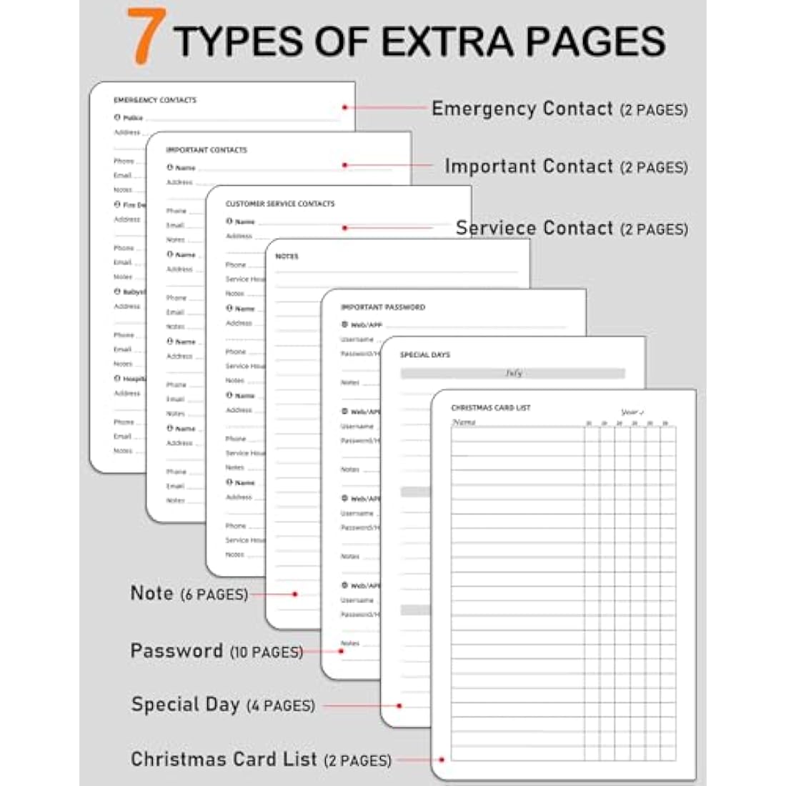 WEMATE Spiral Address Book with Alphabetical Tabs, Leather Password Book, Address Organizer Telephone Notebook Journal Keep Contact Safe Hardcover Large Print for Seniors Home Office 5.8″×8.2″, Green