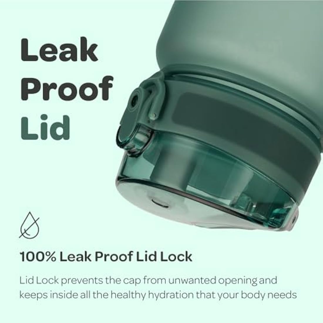 Hydracy Water Bottle with Time Marker -Large 1 Litre BPA Free Water Bottle & No Sweat Sleeve -Leak Proof Gym Bottle with Fruit Infuser Strainer & Times to Drink -Ideal for Fitness Sport & Outdoor