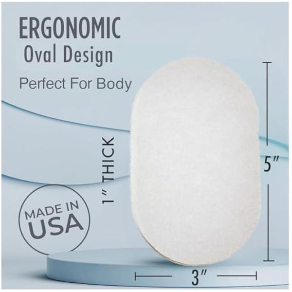 HartFelt Body Exfoliation Beauty Box with Body Scrub Super Soft Exfoliating Bath Sponge Set, Gentle Skin Exfoliator & Dead Skin Remover, Shower Sponges for Women & Men, Shower Scrubber, Gift Box, 7pk