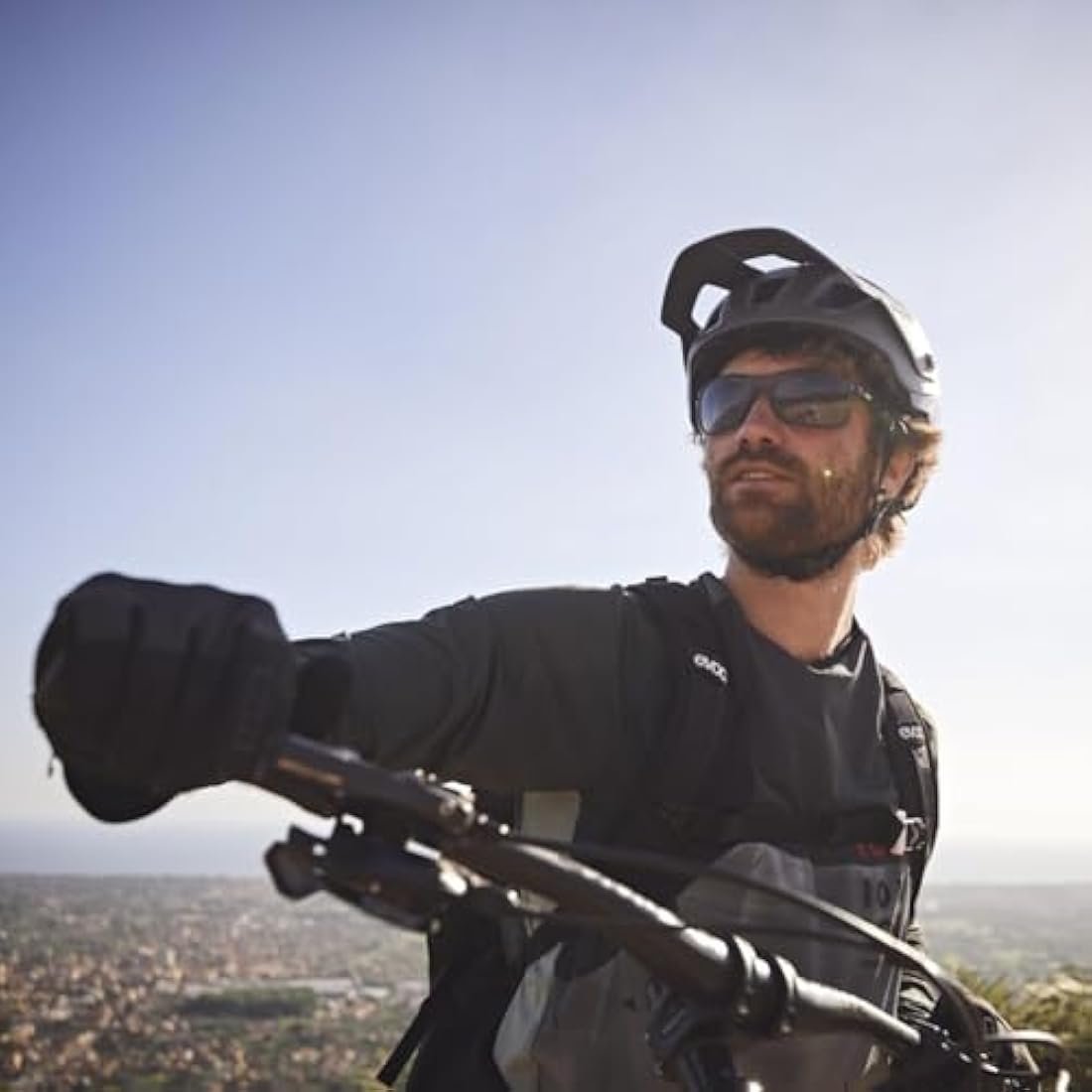 ABUS MTB Helmet MoDrop MIPS - robust bike helmet with impact protection for mountain bikers - individual fit - unisex