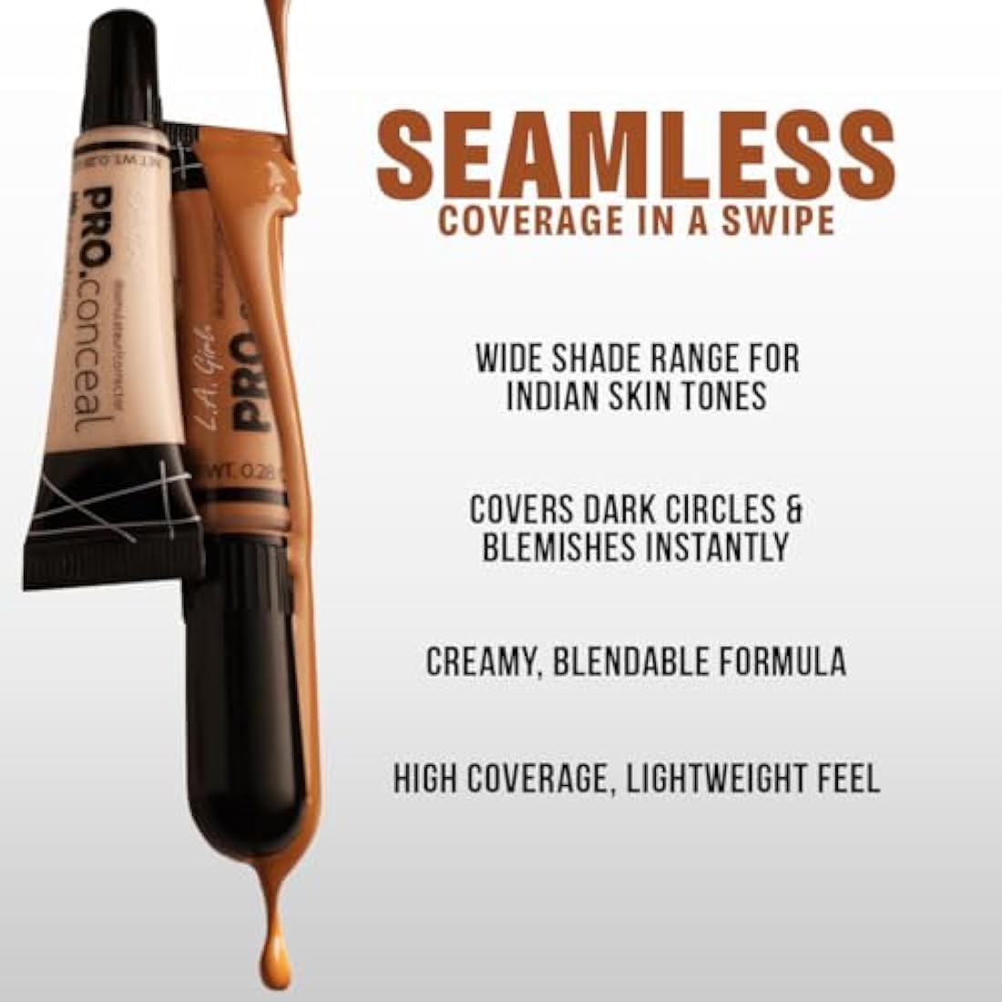 L.A. Girl Cosmetics Pro Conceal HD Concealer, Natural 8 g