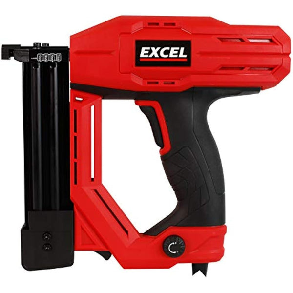 Excel 2-in-1 Electric Stapler Nailer Gun 15-32mm 18 Gauge Heavy Duty 240V~50Hz - Electric Nail Gun - Corded Nailer Gun - Ideal for Woodworking, Decorating, Construction Jobs