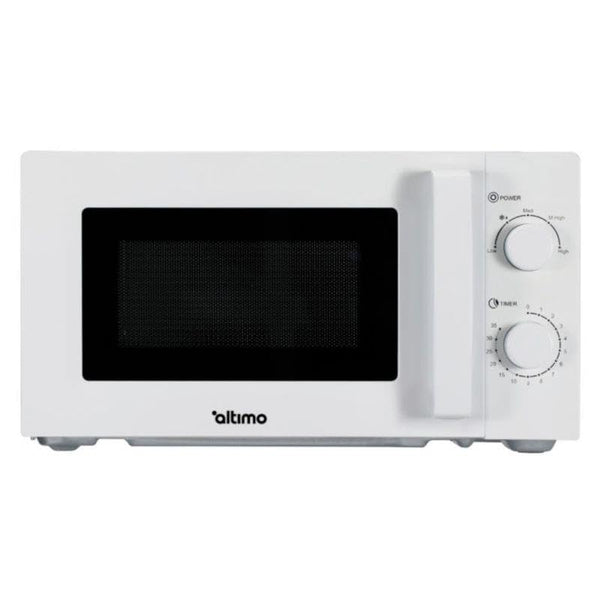 Altimo 700W 20L White Microwave Oven, 5 Cooking Power Levels, Quick Defrost Function, Manual Kitchen Timer MMW701W