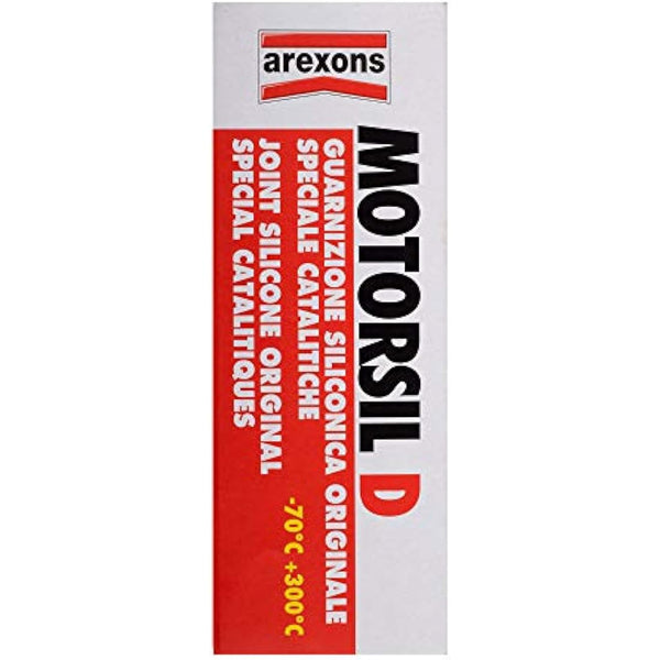 AREXONS MOTORSIL D ORGINAL RED MOTOR PASTE 60 g Silicone Gasket Gasket High Temperature Engine Sealant Putty for Engine Gaskets Resistant Vibration Absorption Easy Removal