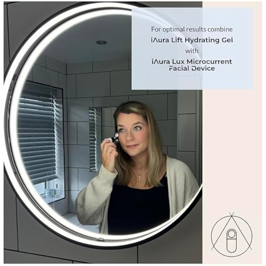 iAura Lift Hydrating Conductive Gel - For Microcurrent, RF, EMS, TENS & Ultrasound Use