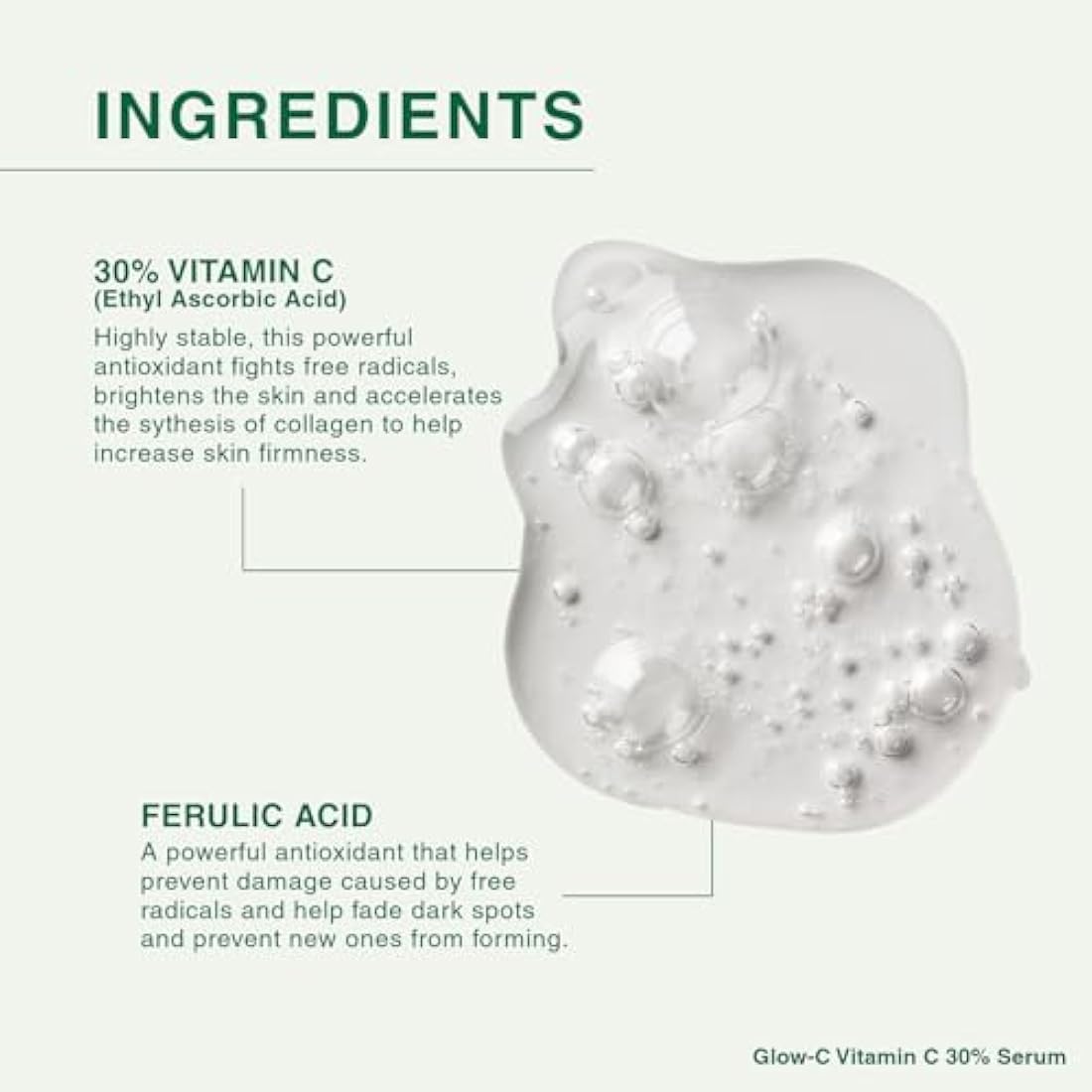 facetheory Glow-C Vitamin C 30% Serum (Unscented) - Pro-Strength Vitamin C Serum for Face - Skin Brightening, Firming & Anti Aging Serum (30 ml)