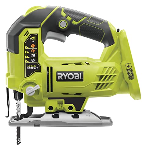 Ryobi R18JS-0 ONE+ Jigsaw with LED, 18 V (Body Only) - Green/Grey