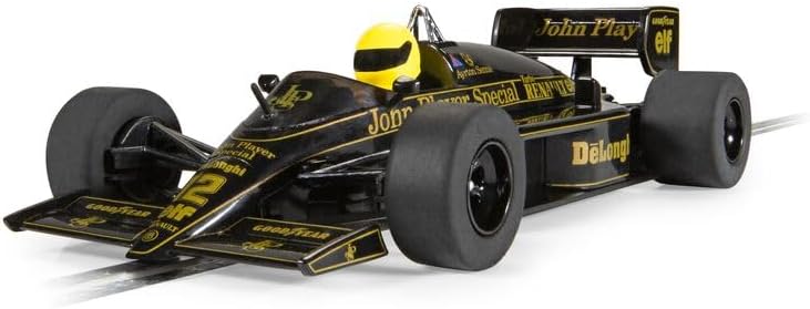Scalextric Cars - C4529 Lotus 98T - Ayrton Senna - Toy Slot Car for use Race Tracks or Set - Small Kids Gift Ideas for Boy/Girl Ages 3 Accessories, Black