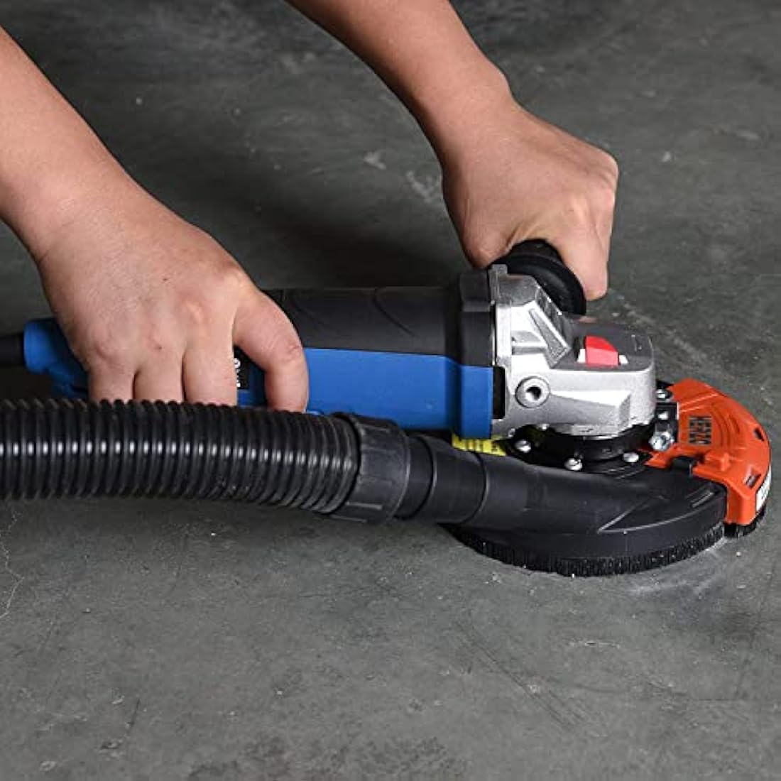 HERZO Universal Surface Grinding Dust Shroud for Angle Grinders 115/125mm