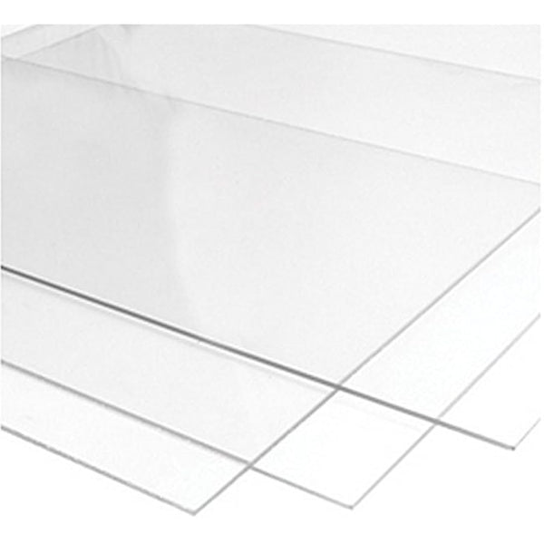 500mm x 500mm Clear Perspex Acrylic Sheet - 2mm, 3mm, 4mm, 5mm, 6mm, 8mm, 10mm Thicknesses (5mm)