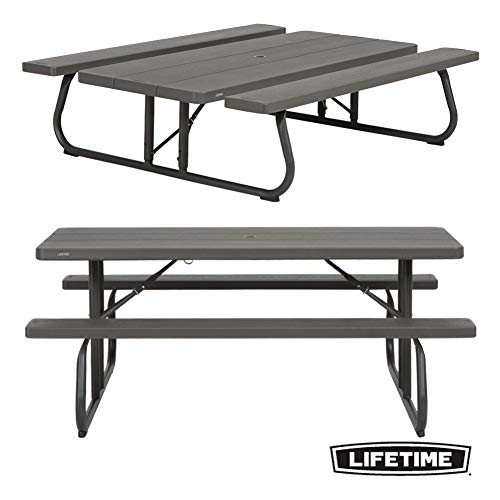 LIFETIME 60112 6 ft (1.83 m) Picnic Table (brown)