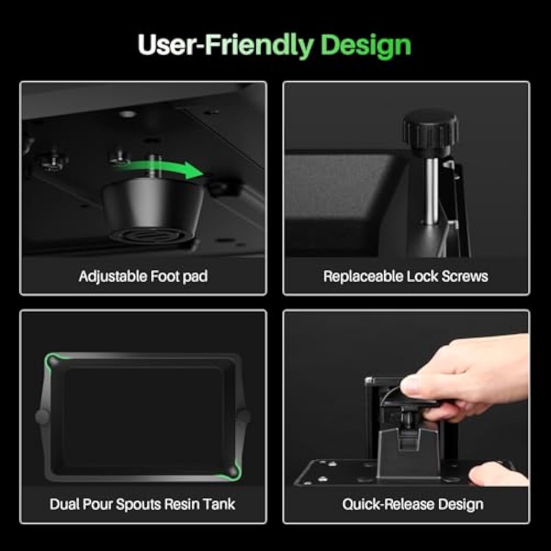 ELEGOO Mars 5 Resin 3D Printer, 4K LCD MSLA Printer Automatic Levelling for Beginning, Desktop 3D Printer with Printing Size of 143.43 x 90 x 150 mm³