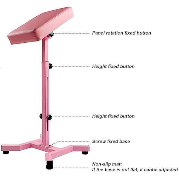 Adjustable Tattoo Armrest Professional Workstation with Detachable Sponge Pad for Tattooing TA226